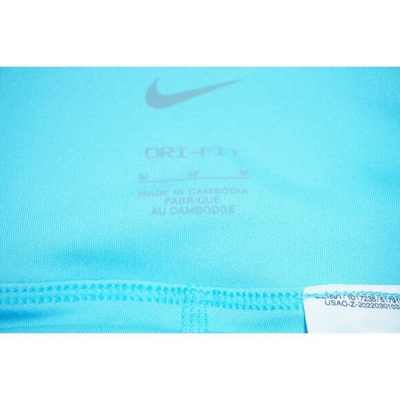 Nike Dri-Fit Blue Pleated Tennis Skort - Size M - Built-In Shorts Activewear - Picture 4 of 8